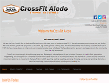 Tablet Screenshot of crossfitaledo.com